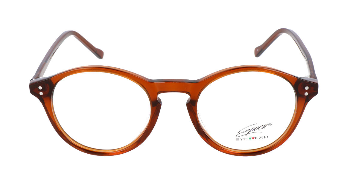 Lunettes De Vue Epoca E2107 – Monture Marron Tartaruga Scura – Homme – 53/19/145 – Neuf Avec étiquettes