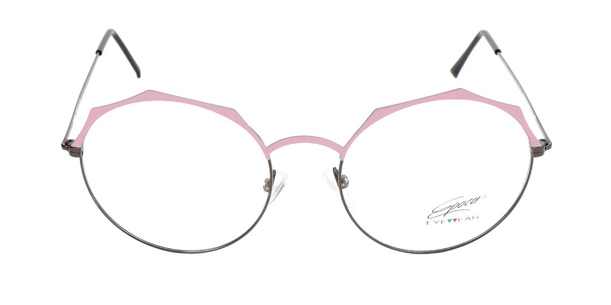 Epoca E1063 08D Glasses Pink Gunmetal VisionDirect Australia