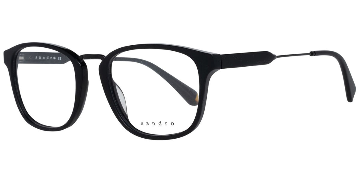 Sandro Black Stainless Steel Glasses (Frames)