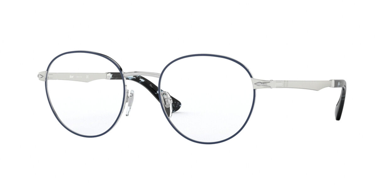 Persol PO2460V 1087 Glasses Silver/Blue | VisionDirect Australia