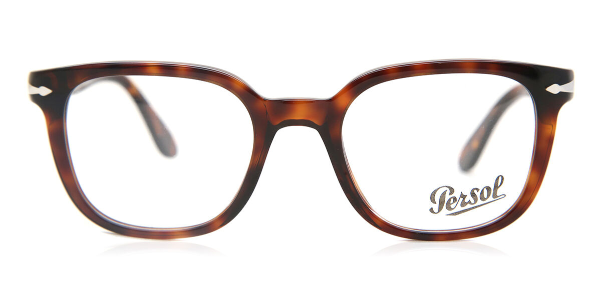 Photos - Glasses & Contact Lenses Persol PO3263V 24 Men's Eyeglasses Tortoiseshell Size 52 (Frame Onl 