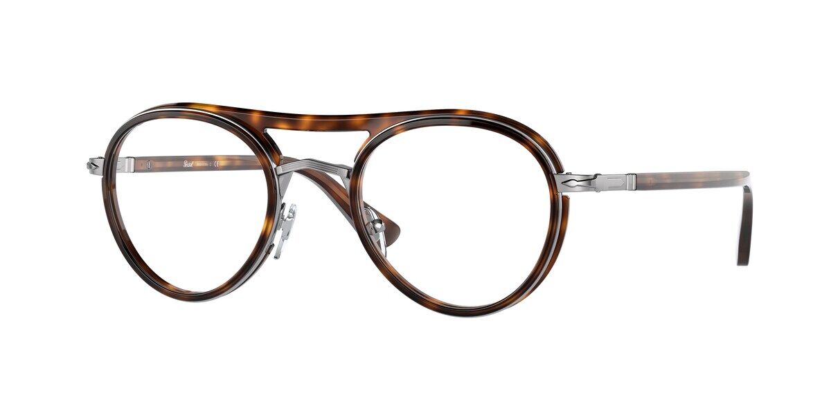 Persol PO2485V 1144 Eyeglasses in Gunmetal Havana | SmartBuyGlasses USA