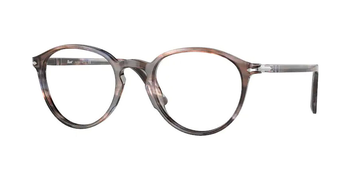 Persol PO3218V 1155 Glasses Striped Blue | SmartBuyGlasses UK