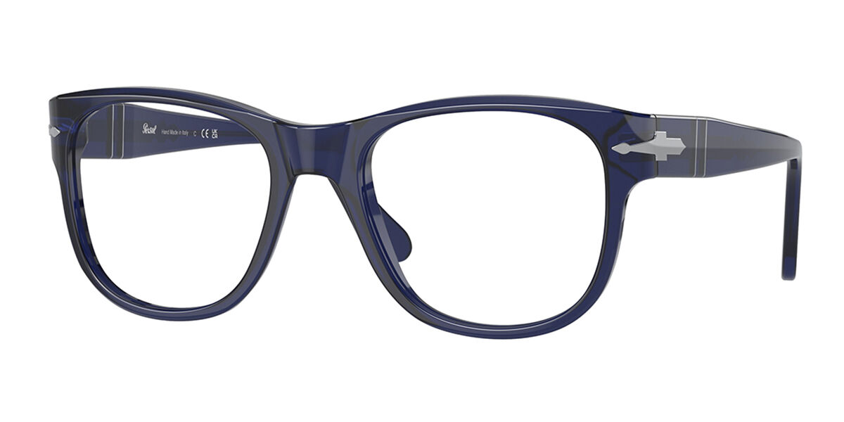 Photos - Glasses & Contact Lenses Persol PO3312V 181 Men's Eyeglasses Blue Size 52  - Blu (Frame Only)