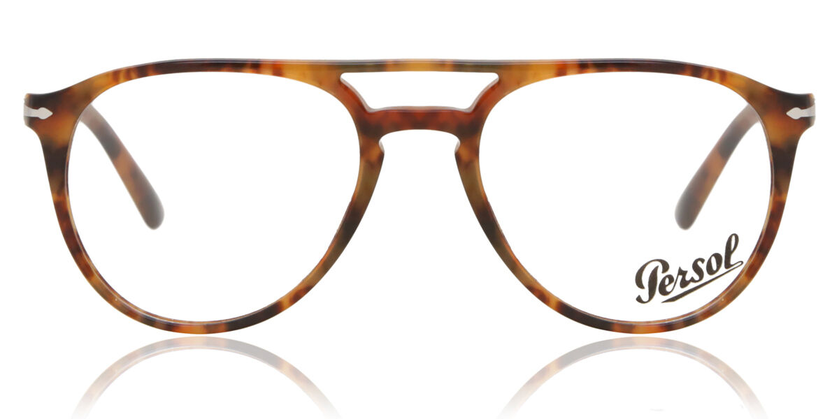 Photos - Glasses & Contact Lenses Persol PO3160V 0108 Men's Eyeglasses Tortoiseshell Size 52 (Frame O 