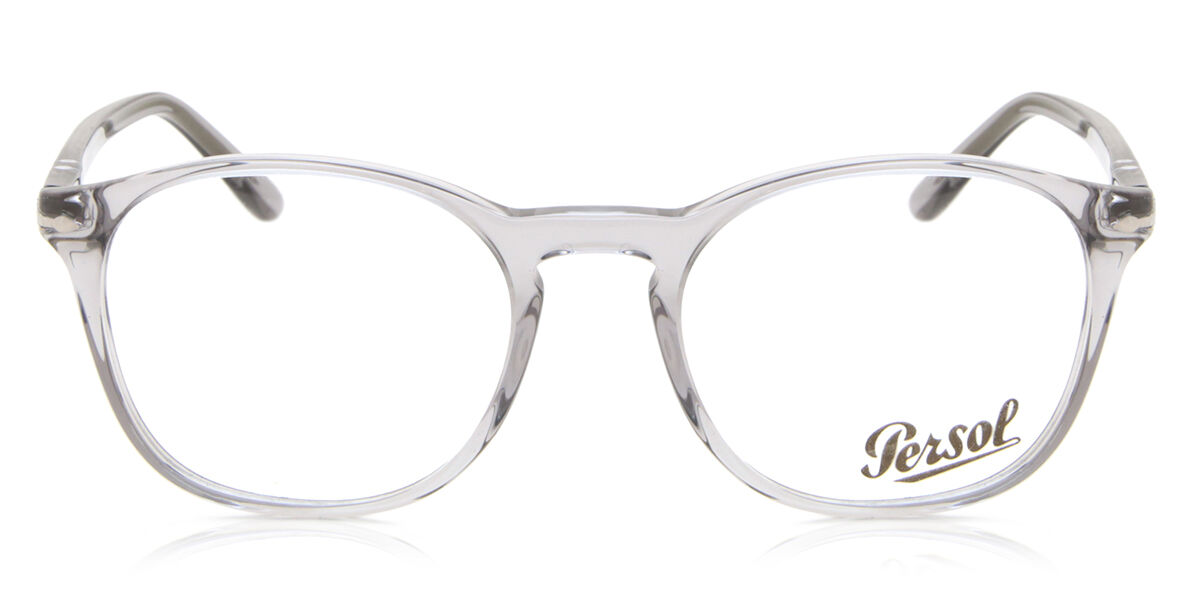 Photos - Glasses & Contact Lenses Persol PO3007V 309 Men's Eyeglasses Clear Size 50  - Bl (Frame Only)