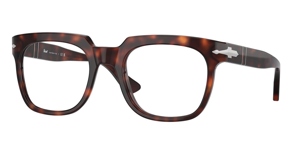 Photos - Glasses & Contact Lenses Persol PO3325V 24 Men's Eyeglasses Tortoiseshell Size 52 (Frame Onl 