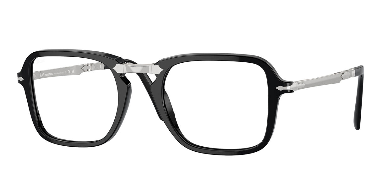 Persol PO3330S 95/GG Men's Eyeglasses Black Size 54 (Frame Only) - Blue Light Block Available