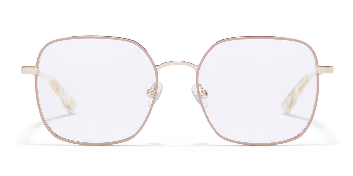 Taylor Morris TM029 C3 Square Ivory/Gold Frame Eyeglasses ...