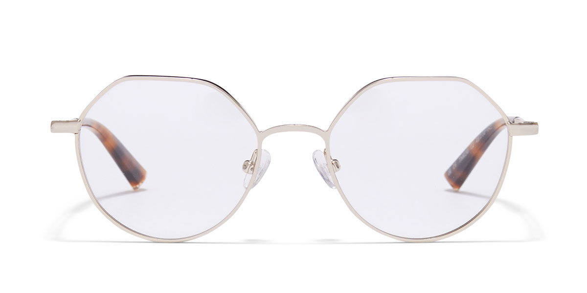 Taylor Morris TM030 C2 Oval Light Gold Frame Eyeglasses ...