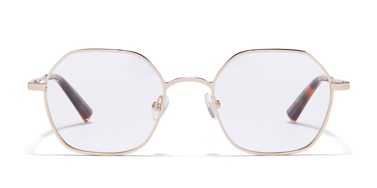 Taylor Morris TM031 C1 Square Gold Frame Eyeglasses | SmartBuyGlasses India