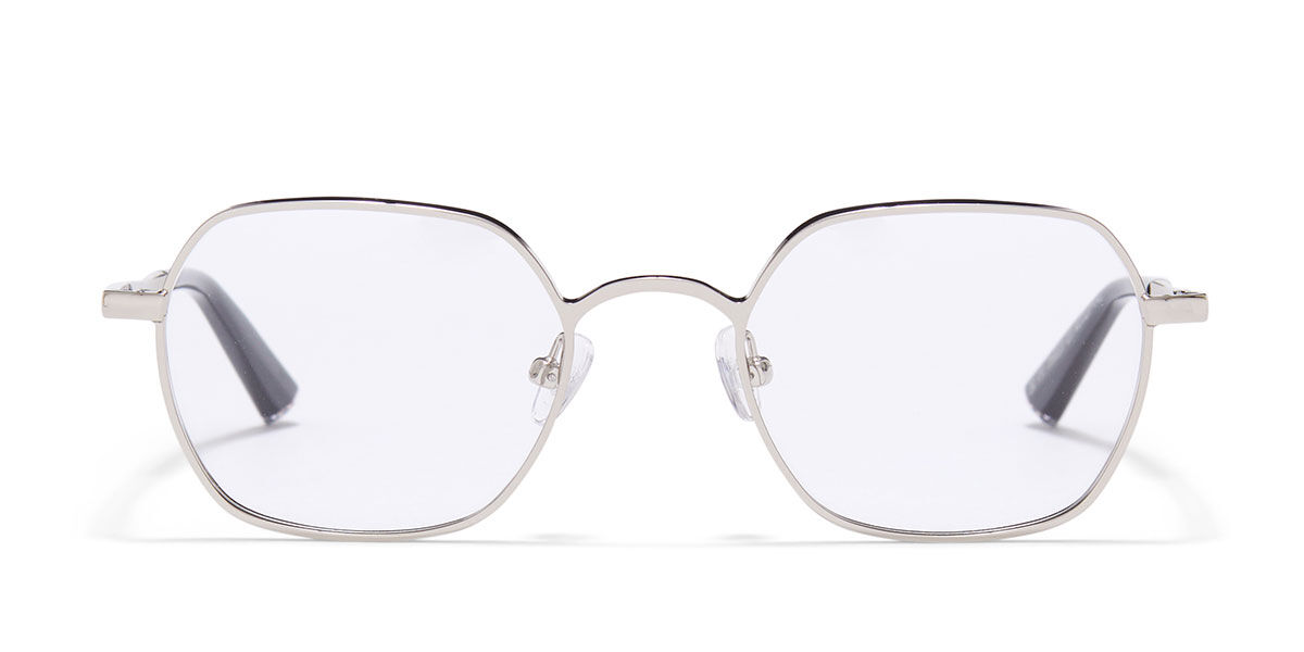 Taylor Morris TM035 C1 Square Silver Frame Eyeglasses | SmartBuyGlasses ...
