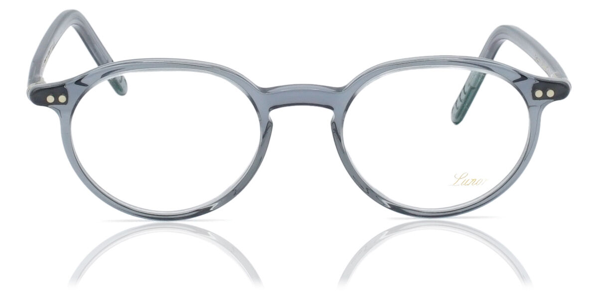 Lunor A5 215 41 Eyeglasses In Transparent Dark Grey 