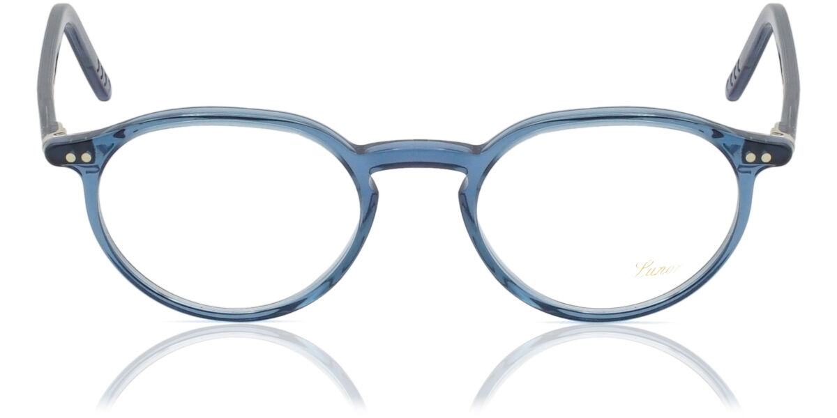 Lunor A5 226 42 Eyeglasses in Transparent Blue | SmartBuyGlasses USA