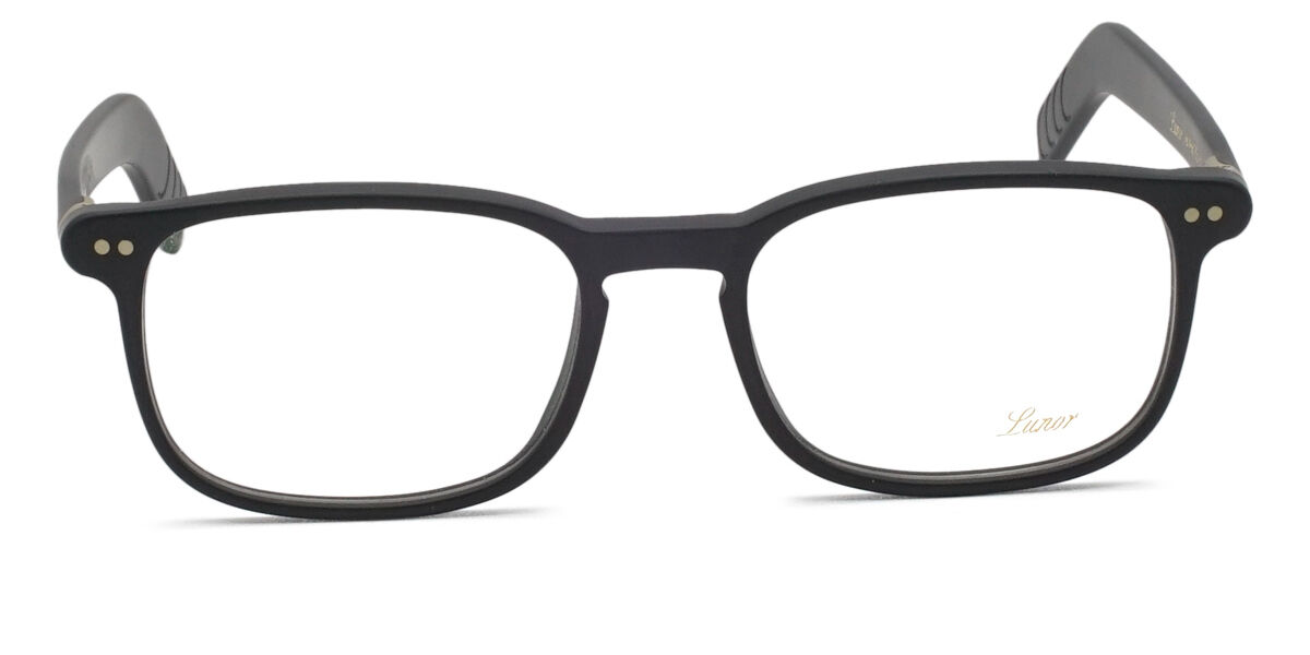 Lunor A6 255 01M Eyeglasses in Matte Black SmartBuyGlasses USA