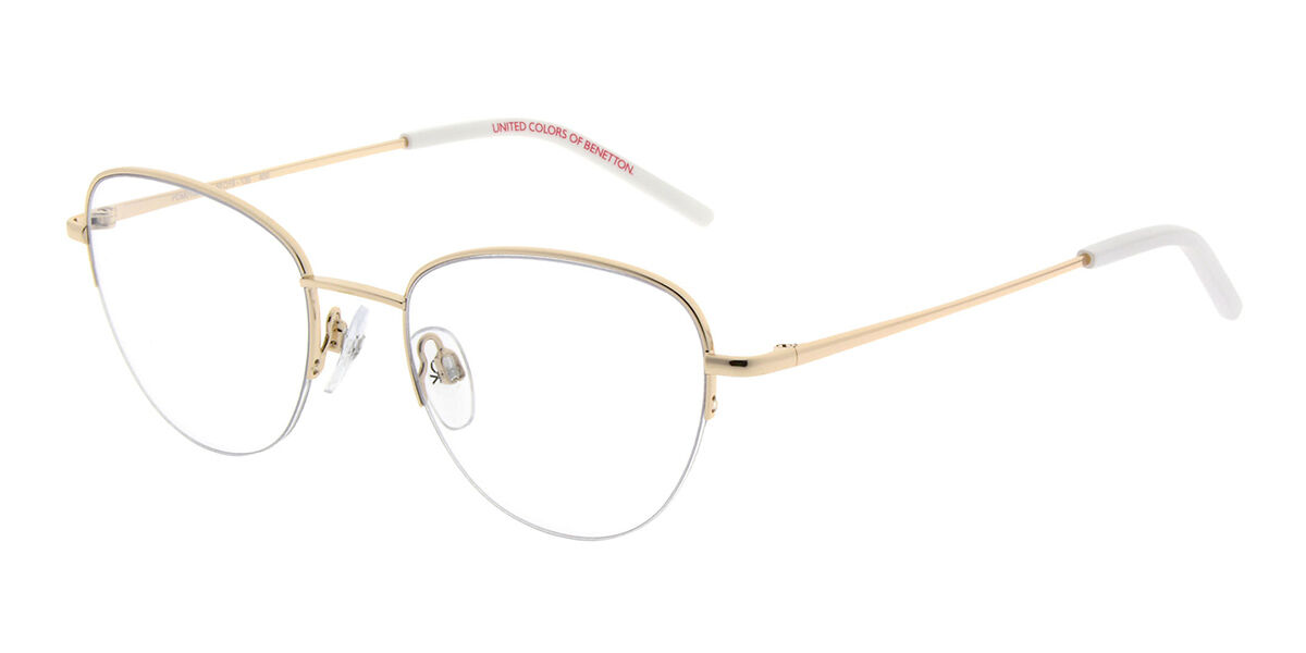 United Colors of Benetton 3024 Men’s Glasses, Gold, Size 50