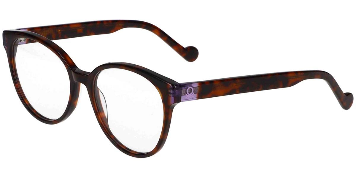 United Colors Of Benetton 1143 148 Women's Eyeglasses Tortoiseshell Size 52 (Frame Only) - Blue Light Block Available