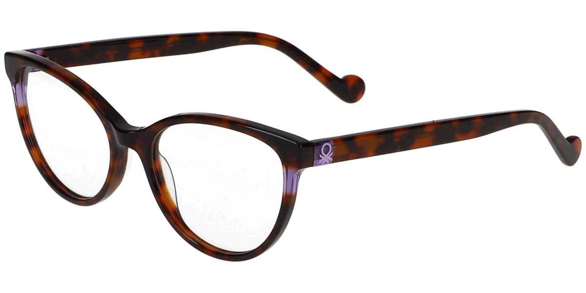 United Colors Of Benetton 1144 148 Women's Eyeglasses Tortoiseshell Size 51 (Frame Only) - Blue Light Block Available