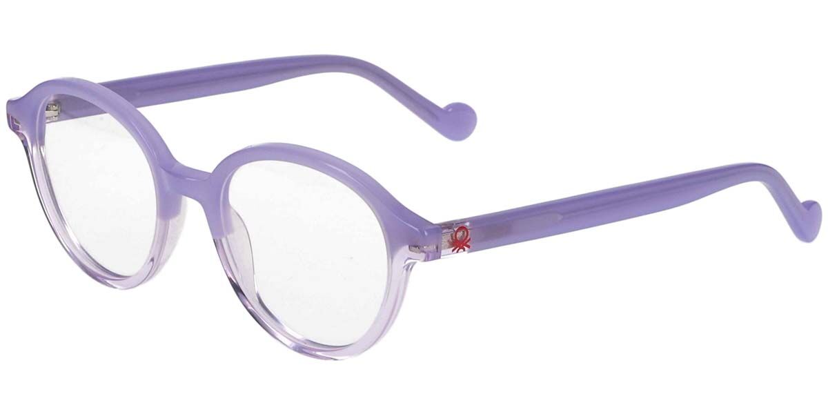 United Colors Of Benetton 1145 721 Women's Eyeglasses Purple Size 48 (Frame Only) - Blue Light Block Available