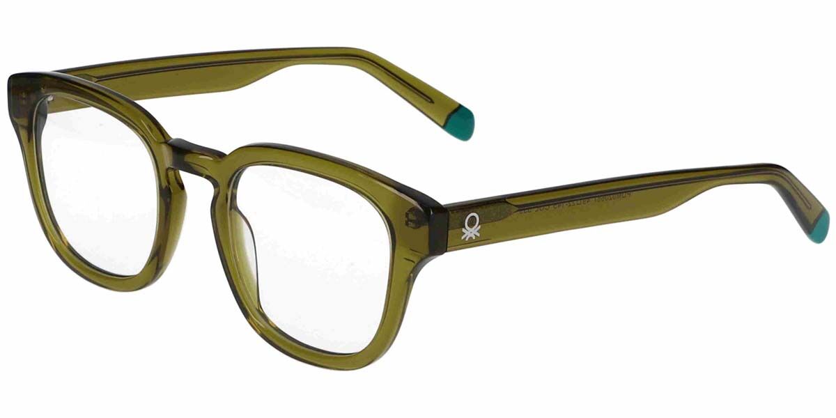 United Colors Of Benetton 1149 539 Men's Eyeglasses Green Size 49 (Frame Only) - Blue Light Block Available