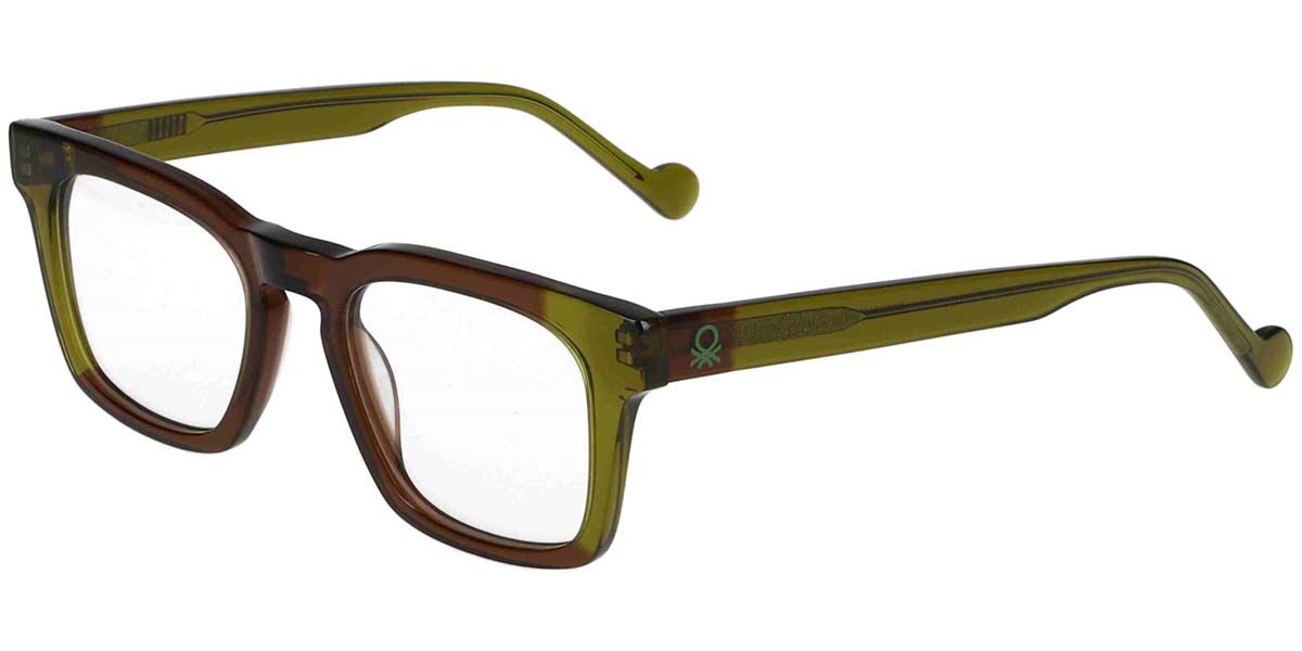 United Colors Of Benetton 1150 158 Men's Eyeglasses Brown Size 49 (Frame Only) - Blue Light Block Available