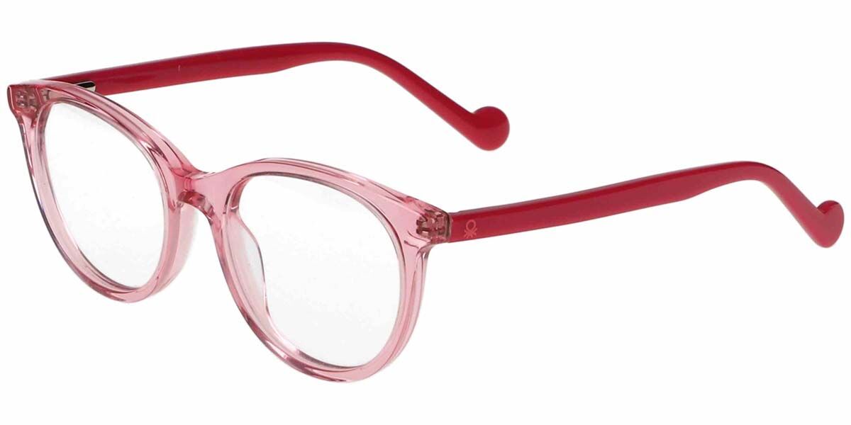 United Colors Of Benetton 2023 110 Women's Eyeglasses Pink Size 45 (Frame Only) - Blue Light Block Available