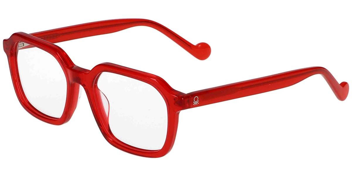 United Colors Of Benetton 2036 243 Women's Eyeglasses Red Size 47 (Frame Only) - Blue Light Block Available