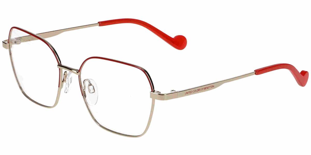 United Colors Of Benetton 3118 400 Women's Eyeglasses Gold Size 52 (Frame Only) - Blue Light Block Available