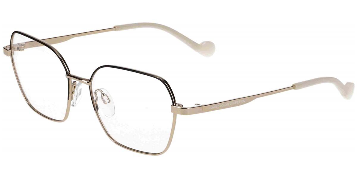 United Colors Of Benetton 3118 432 Women's Eyeglasses Gold Size 52 (Frame Only) - Blue Light Block Available