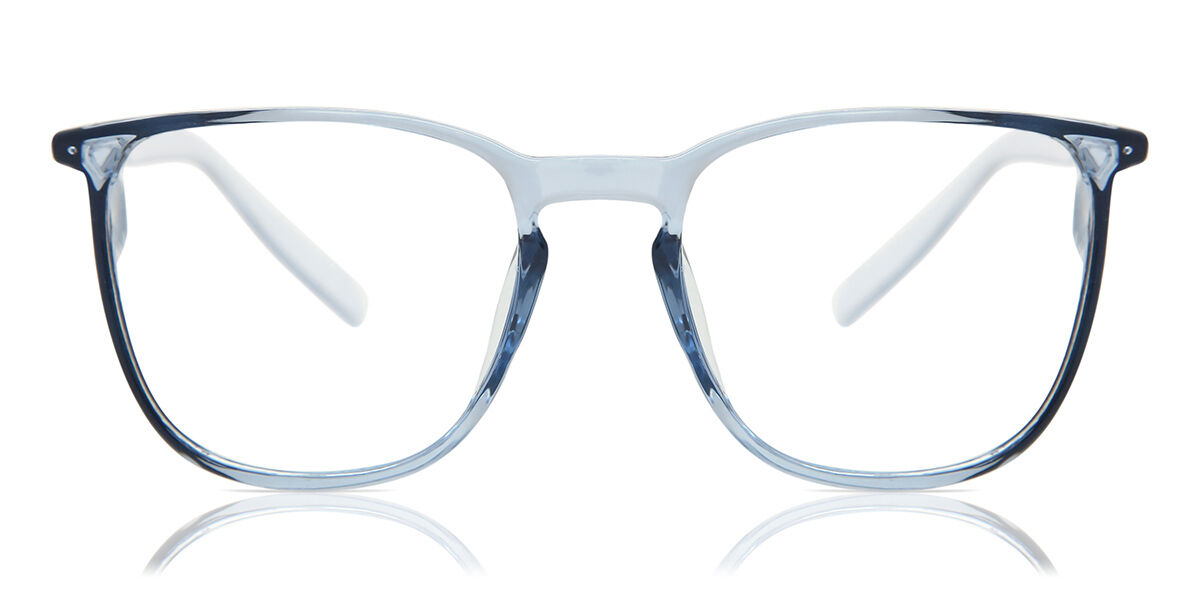 Stoggles Square Light Responsive 04 Sky Blue Glasses Transparent Blue ...