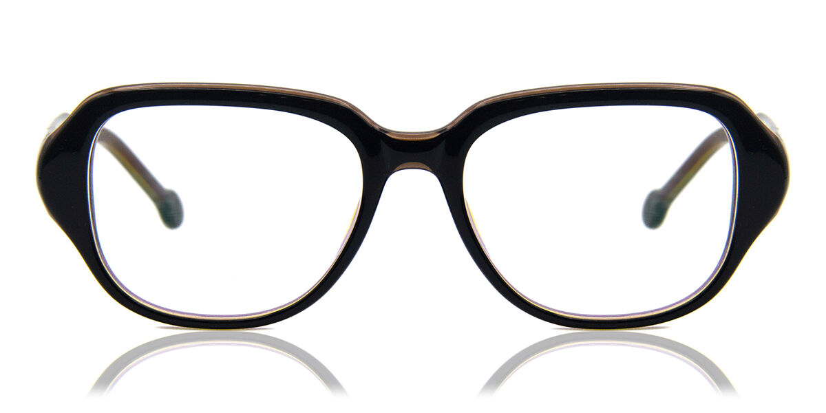 LA Eyeworks Amaro 1025 Men's Eyeglasses Black Size 53 (Frame Only) - Blue Light Block Available