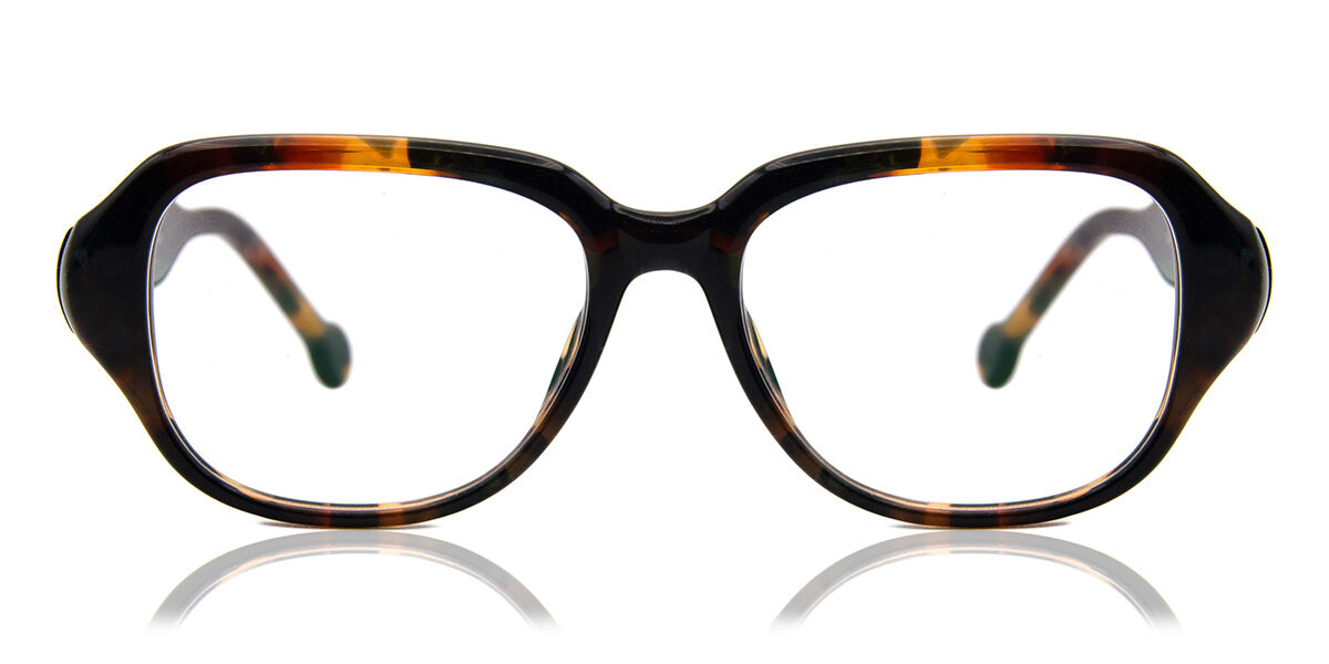 LA Eyeworks Amaro 169 Men's Eyeglasses Tortoiseshell Size 53 (Frame Only) - Blue Light Block Available