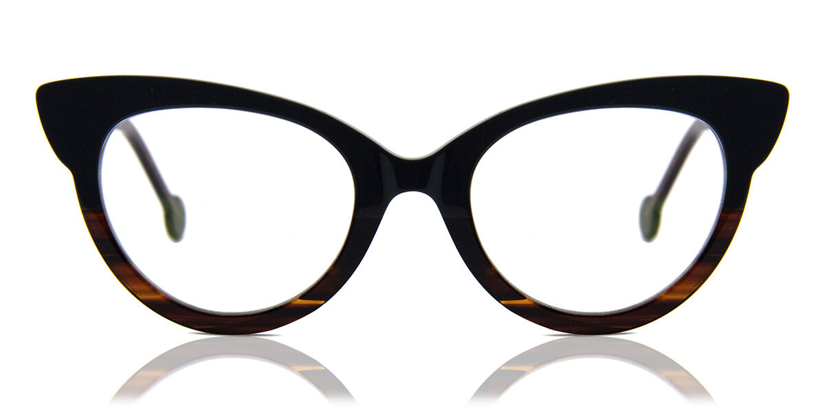 LA Eyeworks Archie 906 Women's Eyeglasses Black Size 51 (Frame Only) - Blue Light Block Available