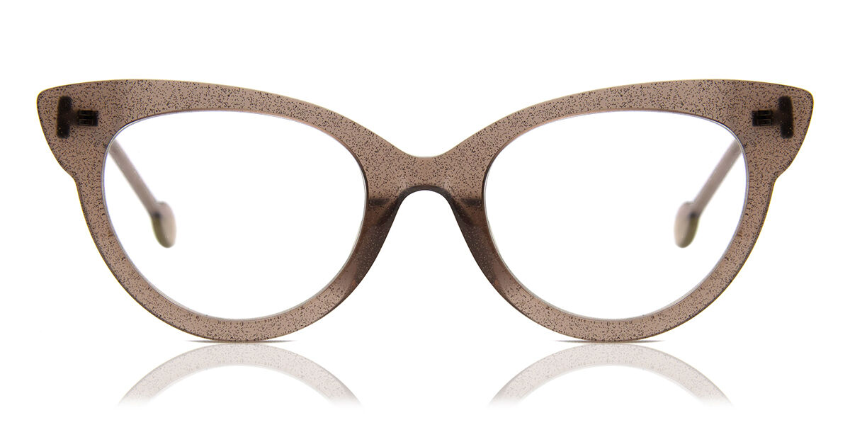 LA Eyeworks Archie 951 Women's Eyeglasses Brown Size 51 (Frame Only) - Blue Light Block Available