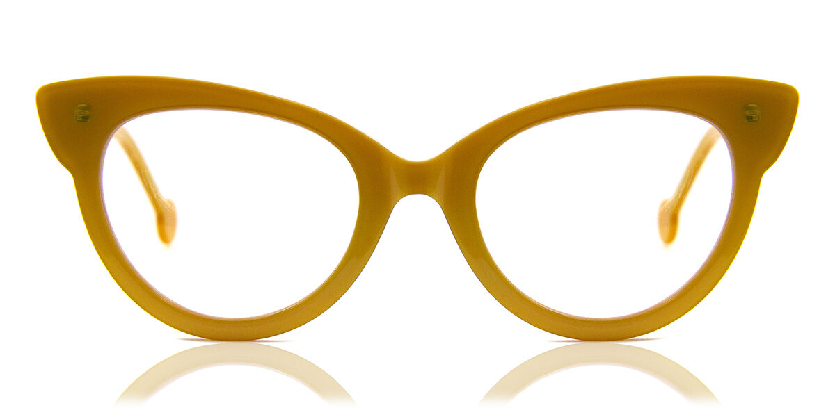 Image of LA Eyeworks Archie 955 Óculos de Grau Amarelos Feminino PRT