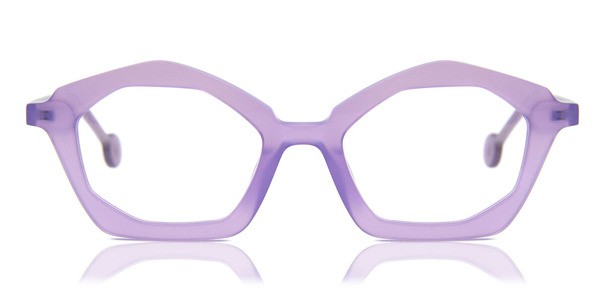 LA Eyeworks Bucatini 265 Men's Eyeglasses Purple Size 51 (Frame Only) - Blue Light Block Available