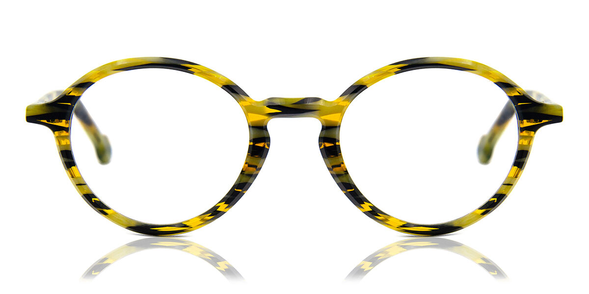 LA Eyeworks Buck 680 Men's Eyeglasses Yellow Size 46 (Frame Only) - Blue Light Block Available