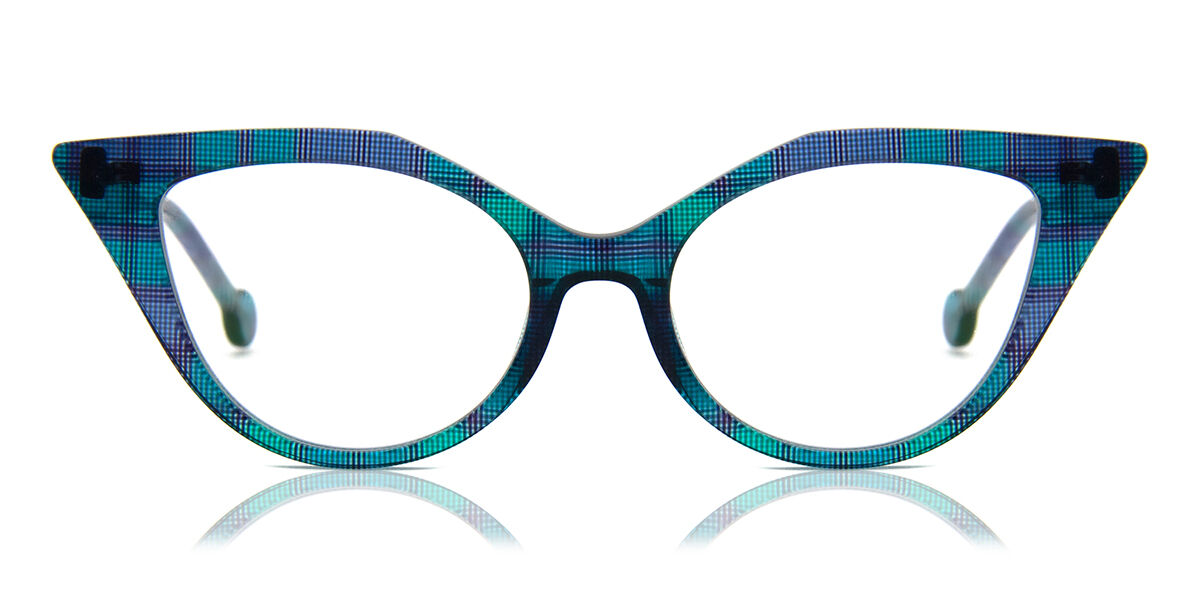 LA Eyeworks Cowgirl 705 Women's Eyeglasses Blue Size 53 (Frame Only) - Blue Light Block Available