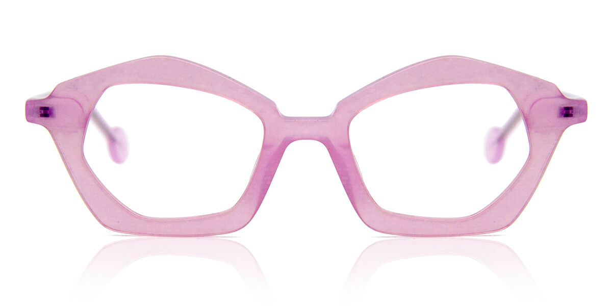 LA Eyeworks Juniper 662 Men's Eyeglasses Pink Size 48 (Frame Only) - Blue Light Block Available