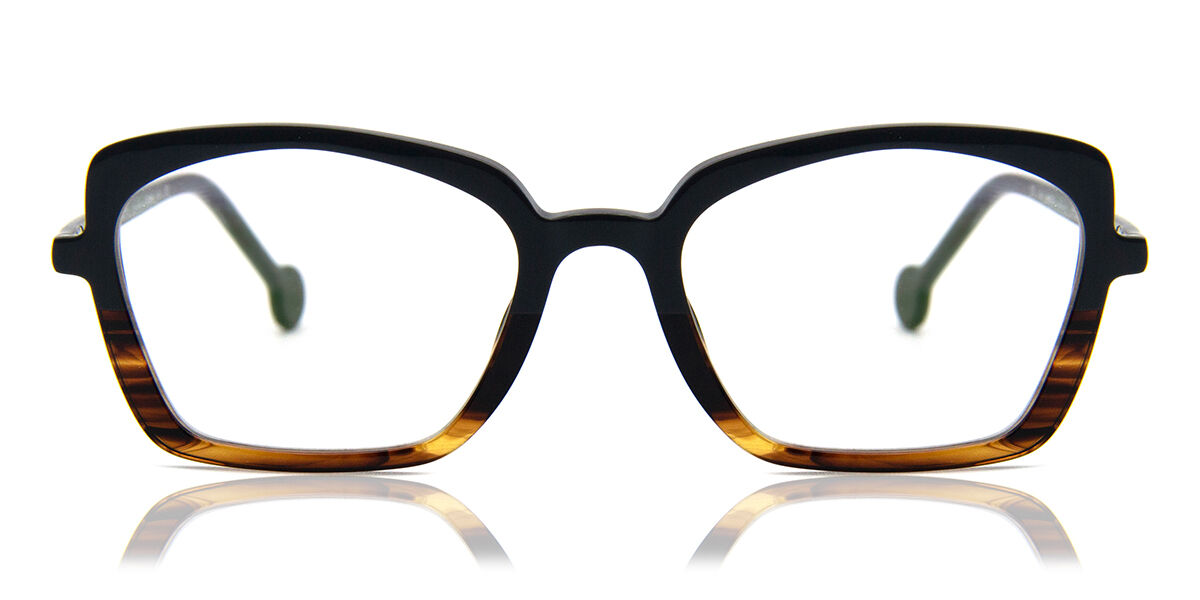 LA Eyeworks Loquat 906 Men's Eyeglasses Black Size 51 (Frame Only) - Blue Light Block Available