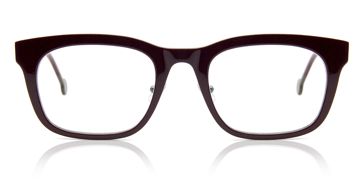 LA Eyeworks Mahoney 983 Men's Eyeglasses Burgundy Size 54 (Frame Only) - Blue Light Block Available