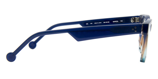 Lunettes Marcel Transparent Gradient Blue Brown SmartBuyGlasses