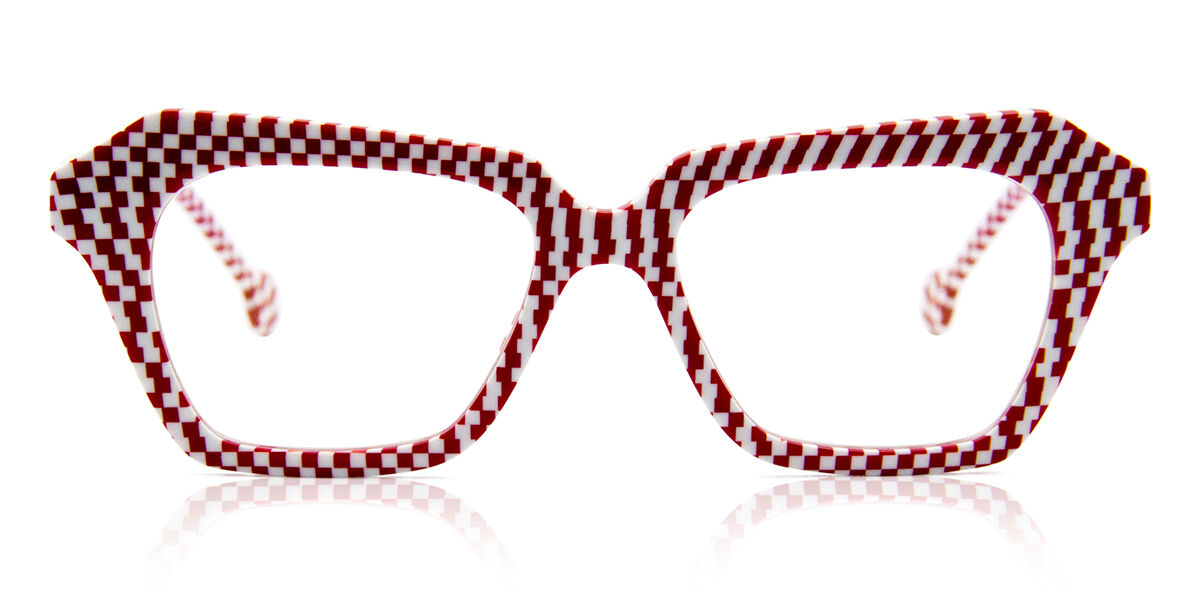 LA Eyeworks Pirate 966 Men's Eyeglasses Red Size 50 (Frame Only) - Blue Light Block Available