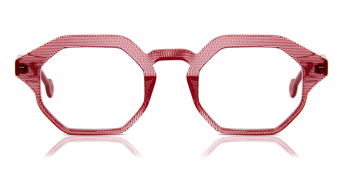 LA Eyeworks Rye 926 Men's Eyeglasses Red Size 48 (Frame Only) - Blue Light Block Available