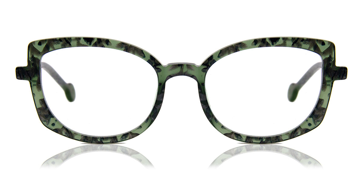 LA Eyeworks Sea Ranch 638 Women's Eyeglasses Green Size 51 (Frame Only) - Blue Light Block Available