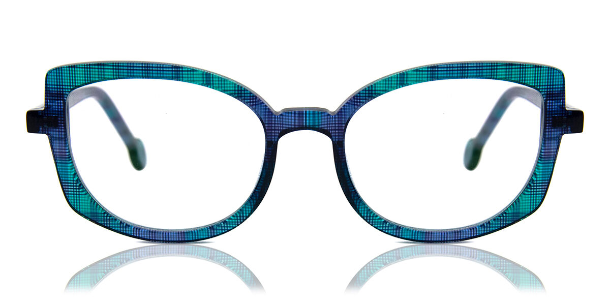 LA Eyeworks Sea Ranch 705 Women's Eyeglasses Blue Size 51 (Frame Only) - Blue Light Block Available