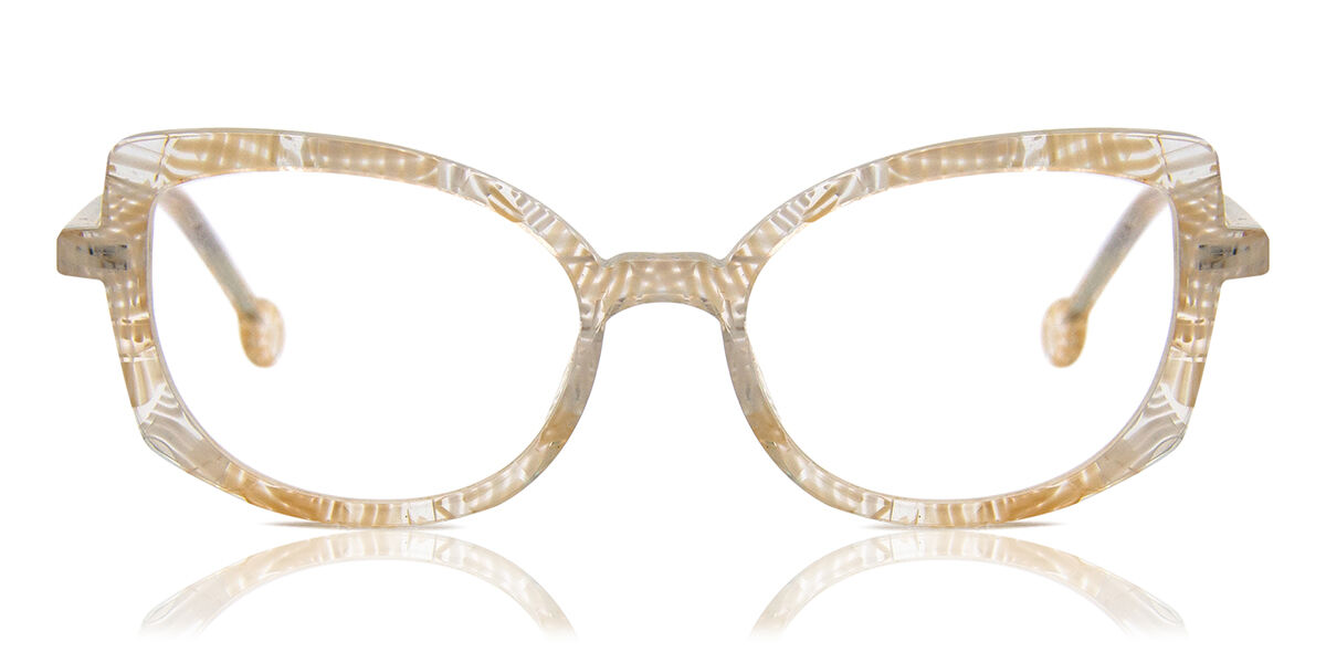 LA Eyeworks Sea Ranch 733 Women's Eyeglasses Brown Size 51 (Frame Only) - Blue Light Block Available