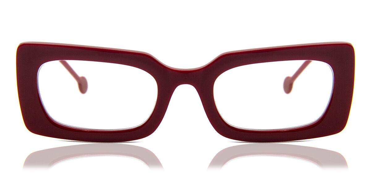 LA Eyeworks Tallulah 1003 Women's Eyeglasses Red Size 52 (Frame Only) - Blue Light Block Available