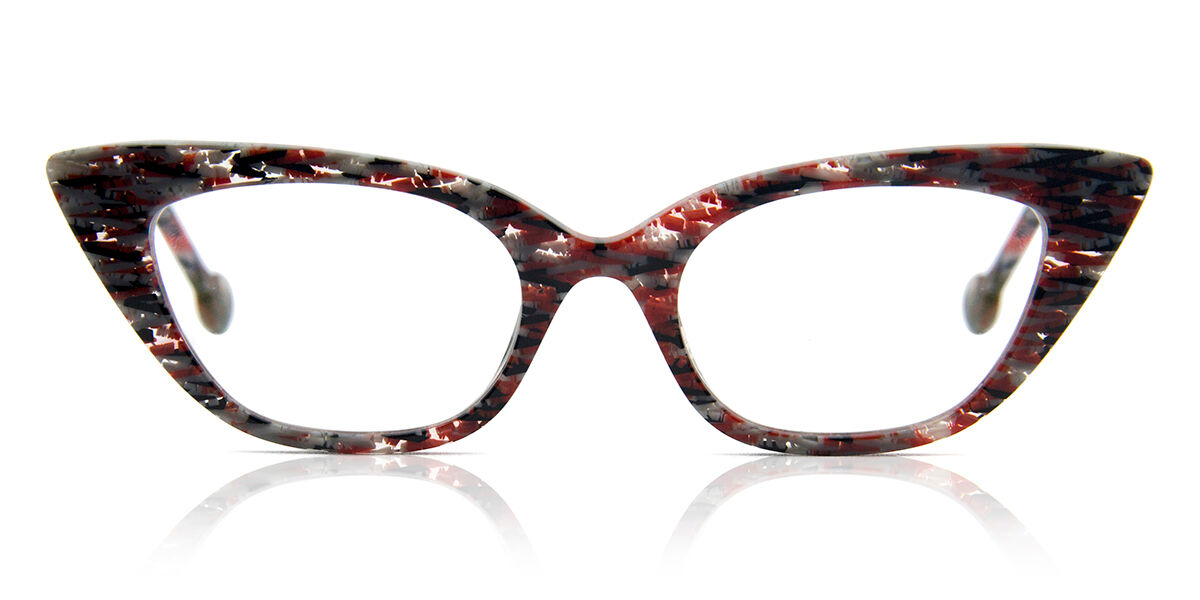 Image of LA Eyeworks Trellis 287 Óculos de Grau Vermelhos Feminino PRT