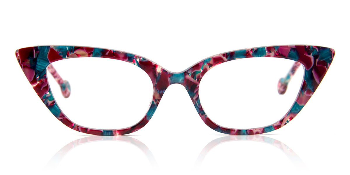 Image of LA Eyeworks Trellis 608 Óculos de Grau Azuis Feminino PRT